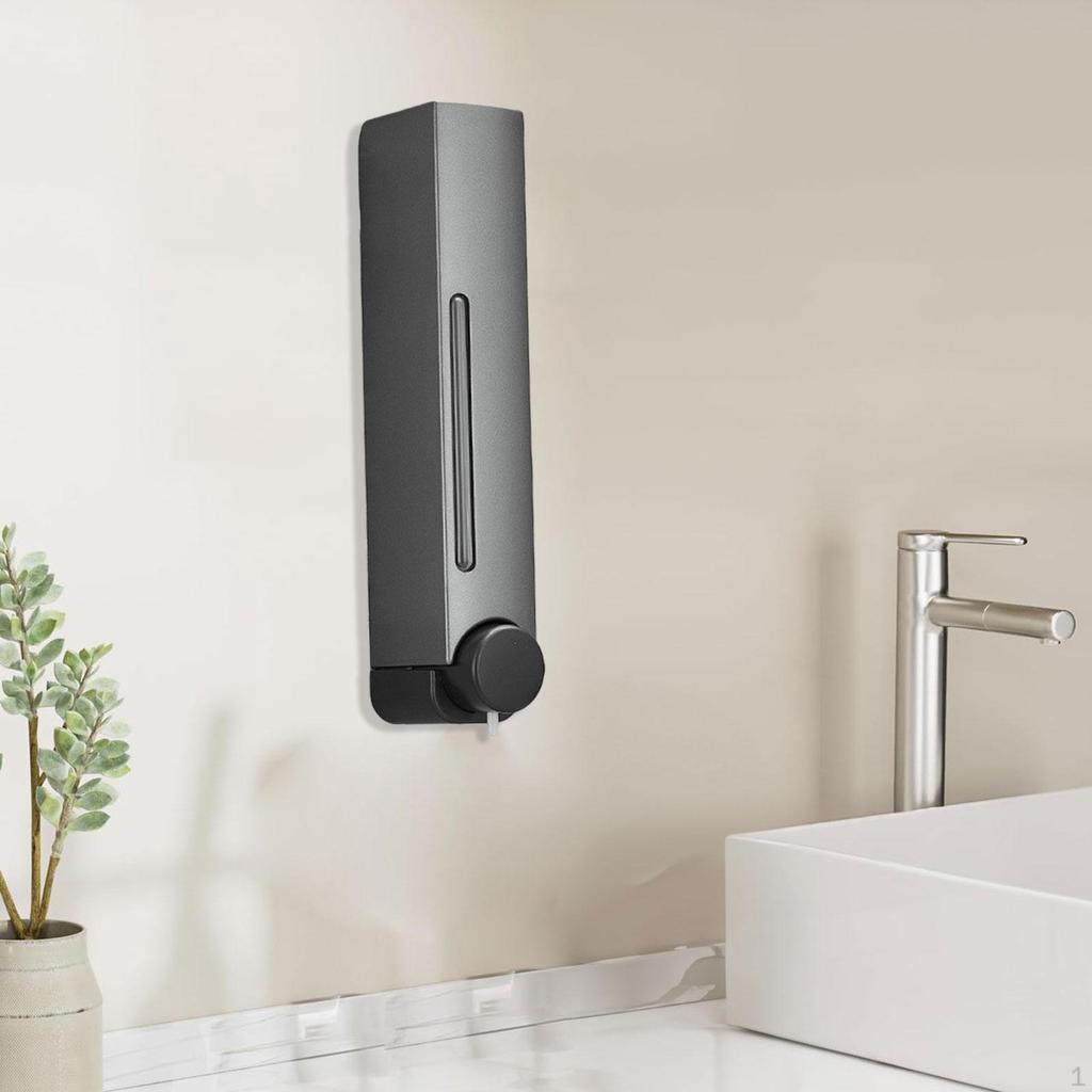 Manual Soap Dispenser Wall Mounted Lotion Container Commercial Convenient Shower for