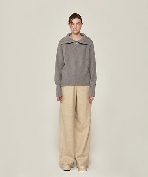 AVA MOLLI Semi Wide Wool Pt (Beige/L)