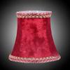 Vintage Small Lampshade Flannel Velvet Fabric Retro Chandelier Mini Lamp Shade Bedroom Lamp Chandelier Lampshades
