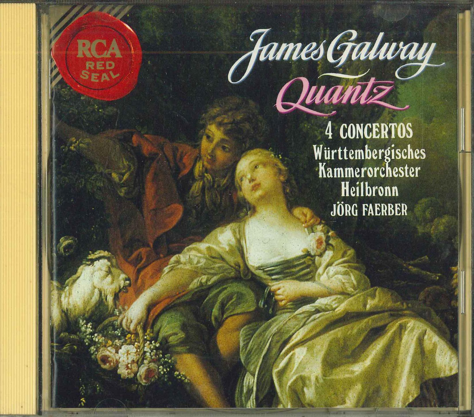 

CD JAMES GALWAY - Quantz, 4concertos BVCC65PROMO RCA 1991 Japan Classical Used