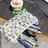 Puppy Print Pencil Case Korean Style Large Capacity Dog Pencil Bag Aesthetic Stationery Stationery Bag Student