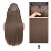 XINRAN Moda Damska Kolor Ombre Niewidoczny Długi Doczepiany Włos Syntetyczny Włókno Długie Falowane Ombre Cosplay Codzienne Noszenie Bez Klipsów Przedłużanie Włosów