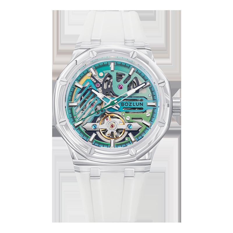 Bozhi Wheel Hollow Mechanical Watch Men's Genuine Fully Automatic Watch Couple Pointer Waterproof Luminous