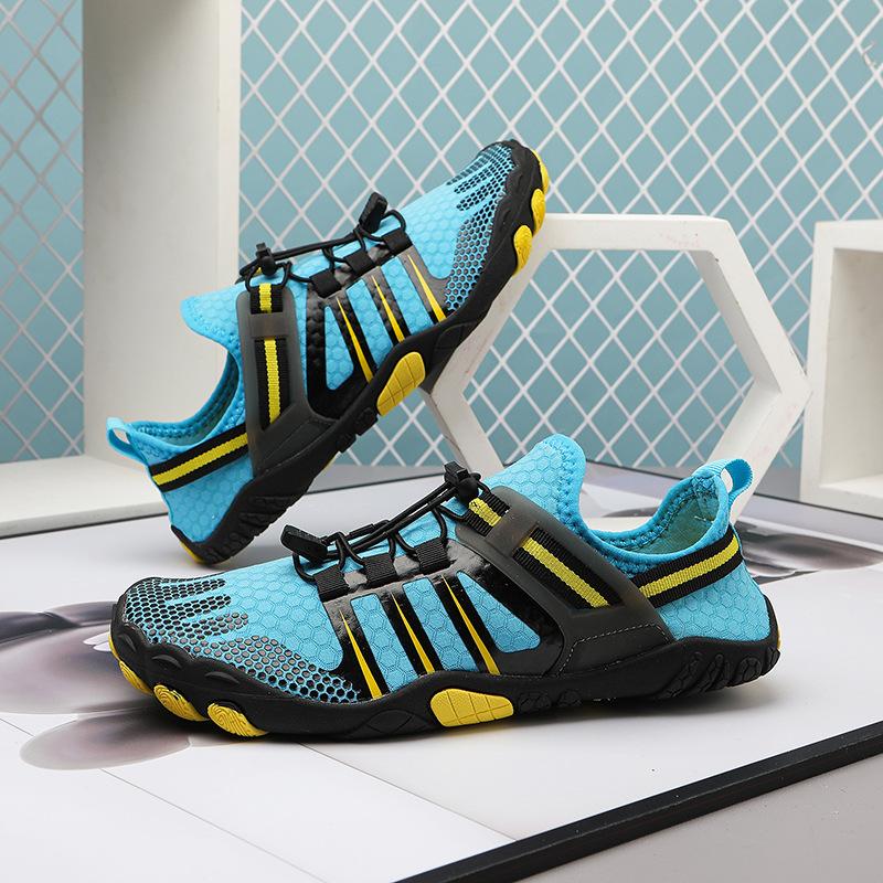 Quick-Drying Non-Slip Breathable Outdoor Wading Shoes for Men Women Amphibious Sea Beach Swimming Socks Rubber Sole for Summer