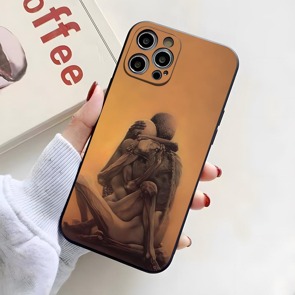 Z-ZdzislawBeksinskis Art Phone Case For IPhone 17 Pro Max 16 15 14 Pro Max 13 11 X Xs Xr 8 7Plus Silicone Cover