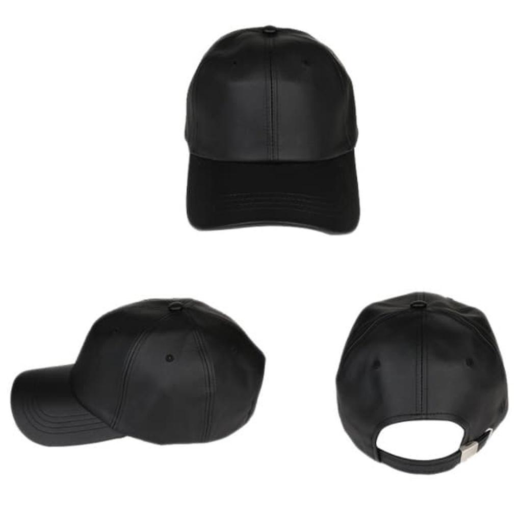 

Men s and Women s Ball Cap Baseball Cap Hat Big Size Leather black