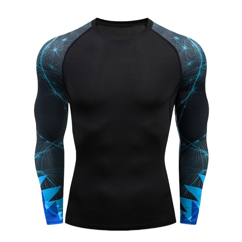 MMA T-shirt Men's Rashguard Long Sleeve Muay Thai T-shirts Gi BJJ Jiu Jitsu MMA Compression Shirt Fitness Gym Boxing Jerseys