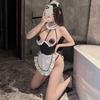 Sex Lingerie Pure Lust Sexy Maid Outfit Passion Cosplay Fast Break Crotch Uniform Free Flirting Suit