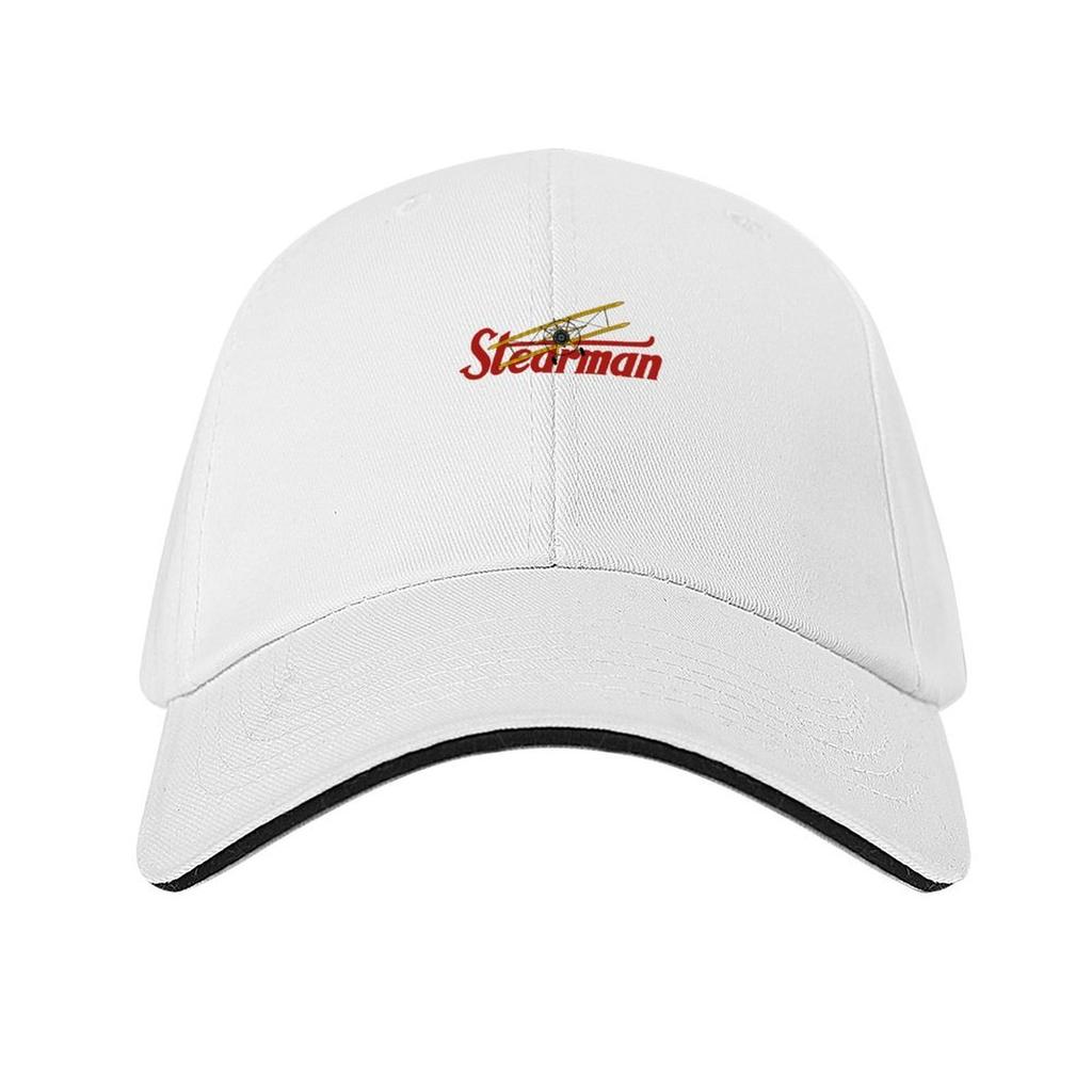 Stearman BiPlane Iconic Vintage Baseball Cap Golf Hat Man Hat Beach Mountaineering Trucker Hat Mens Womens
