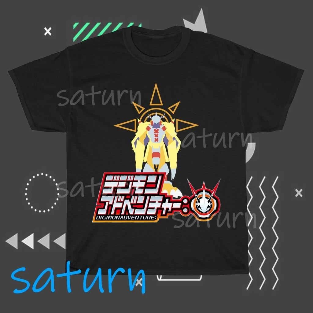 Digimon The Crest of Wargraymon Anime Cart Logo T-Shirt Funny Size S to 5XL XS