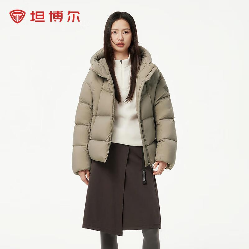 

Tanboer Women s Short Hooded Down Jacket TBF530360D L