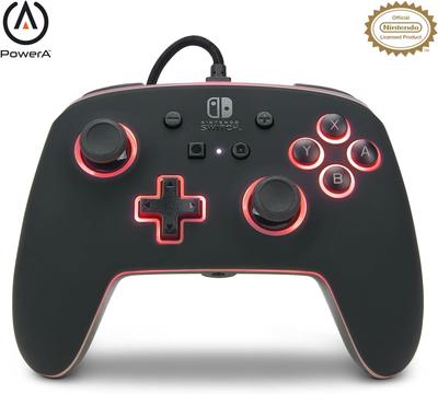 PowerA Spectra Enhanced Wired Controller für Nintendo Switch Black Year Lizenziertes Original PC Smartphone Wallpaper wegen Ablaufdatum - [2 Garantie]