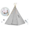 Nukido Children's Teepee Tent With Lights - Gray