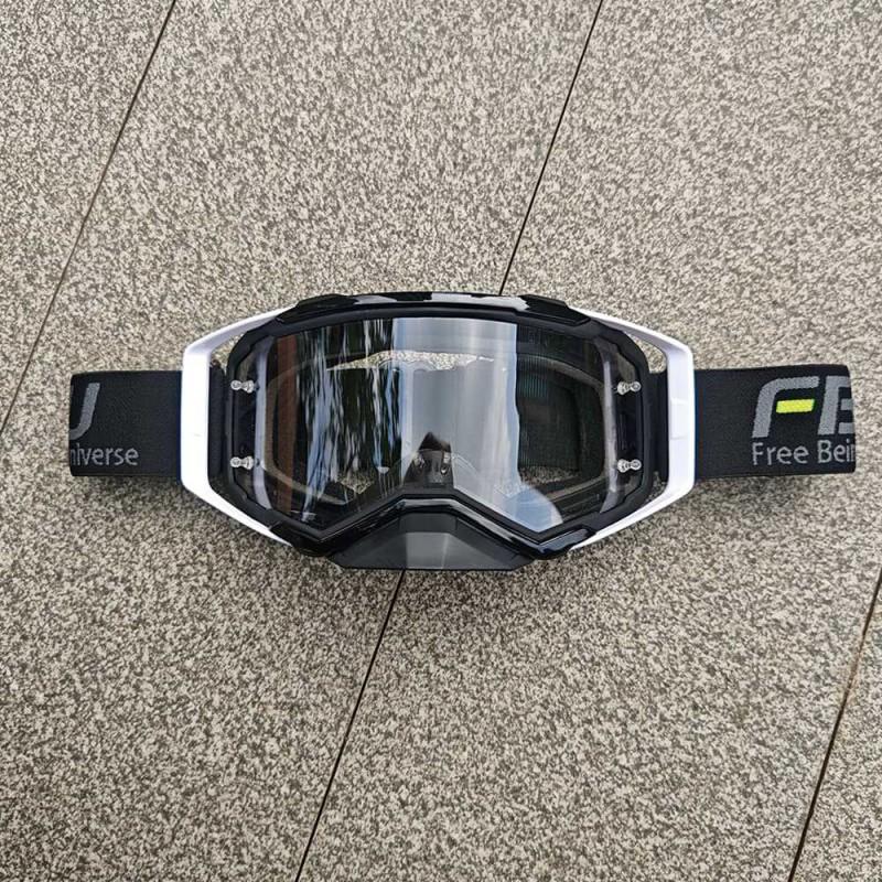 Motorcycle Dirt Bike Goggles Off-Road Riding Cycling Sports Windproof UV Protection Replaceable Lens Full Frame