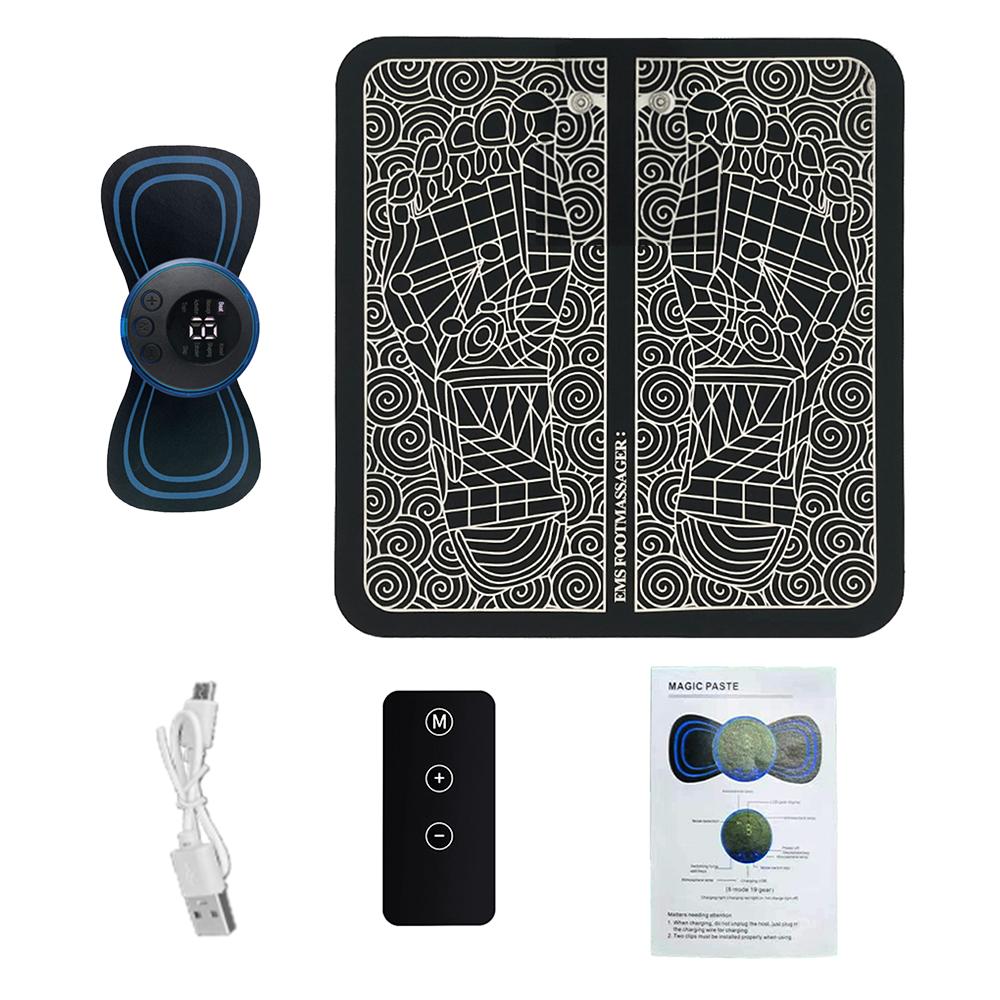 

Электрический массажер для ног, массажный набор для шеи, портативный домашний массажер для снятия усталости, вибрационный массажер для мышц, массажер для спины и шеи