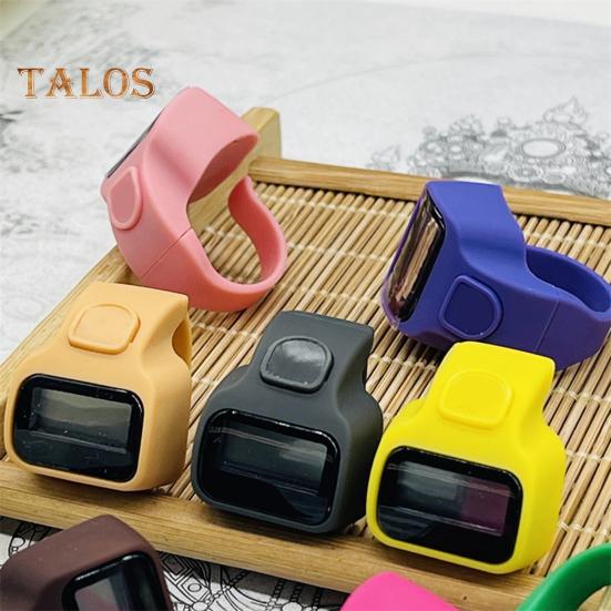 Ηλεκτρονικός μετρητής δακτυλίων 3 τμχ με φως LED 5-ψήφιος μετρητής αριθμών Clicker LCD Ψηφιακή οθόνη Εγχειρίδιο Clicker Mini Hand Tally Counter με δυνατότητα επαναφοράς