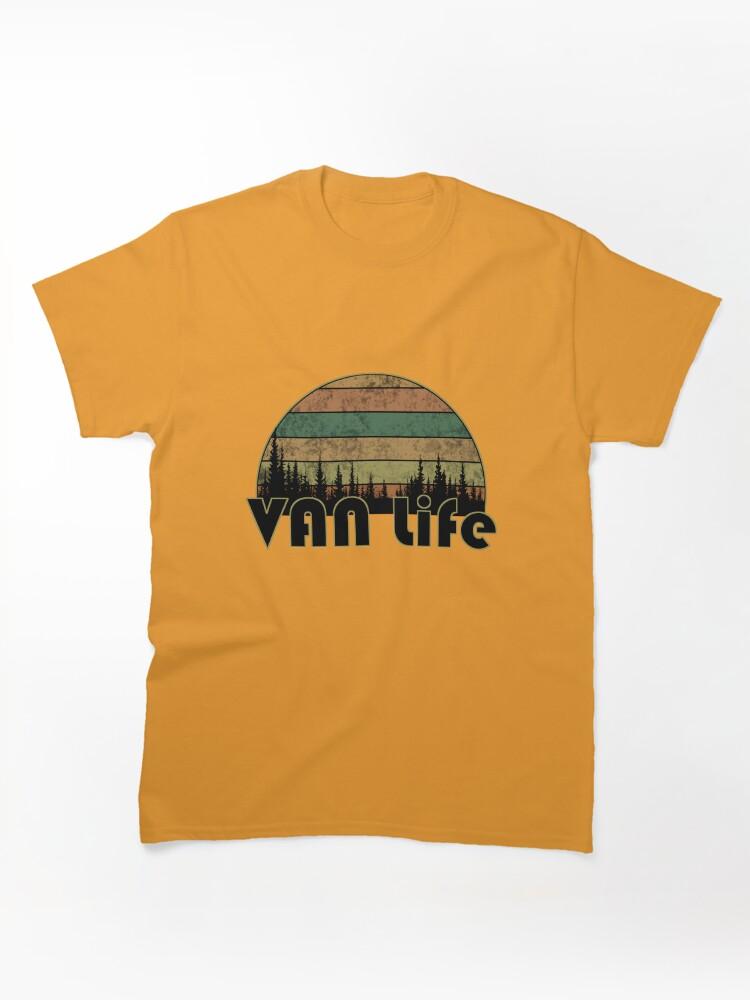 Wild Life Van Lovers, Retro Minimalist Van Life Classic Unisex T-Shirt