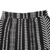 Women's Summer Geometric Print Skirt Elastic Ethnic Style Patchwork Skirt