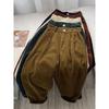 Vintage High-waisted Straight-Leg Slacks Retro High Waist Straight Pants Casual Pants