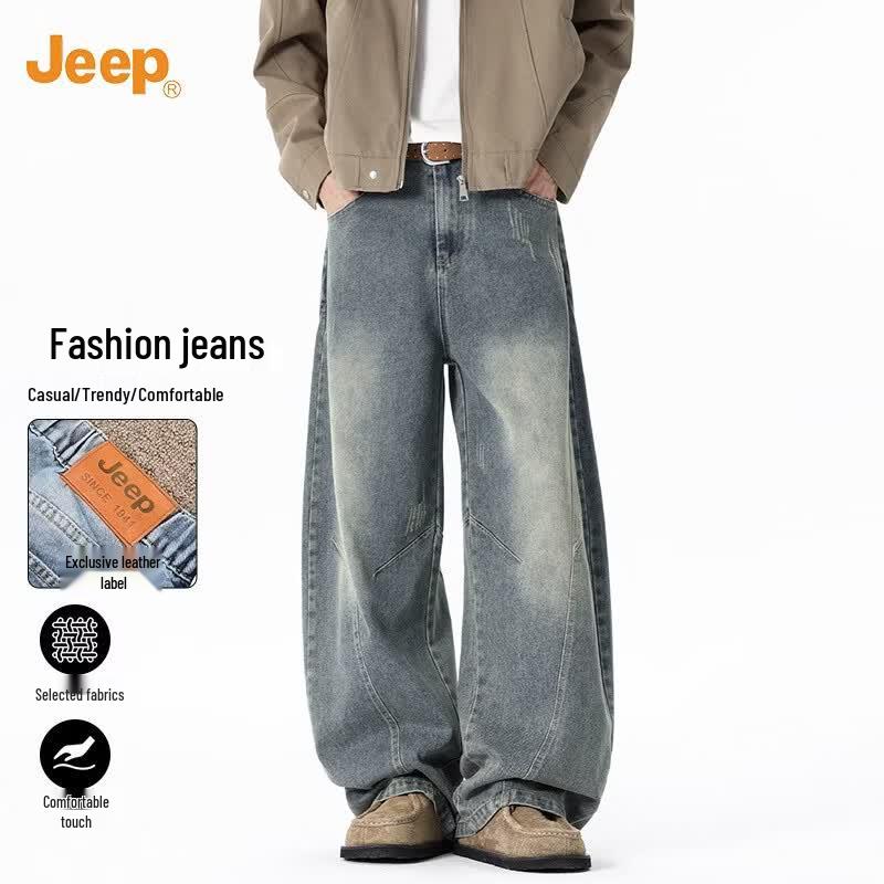 JEEP Men s Loose Straight Vintage Workwear Jeans L
