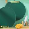 Antibacterial Plastic Cutting Board BPA-Free Non Slip Round Chopping Board Anti-mildew Food Grade Vegetable Cutting Board