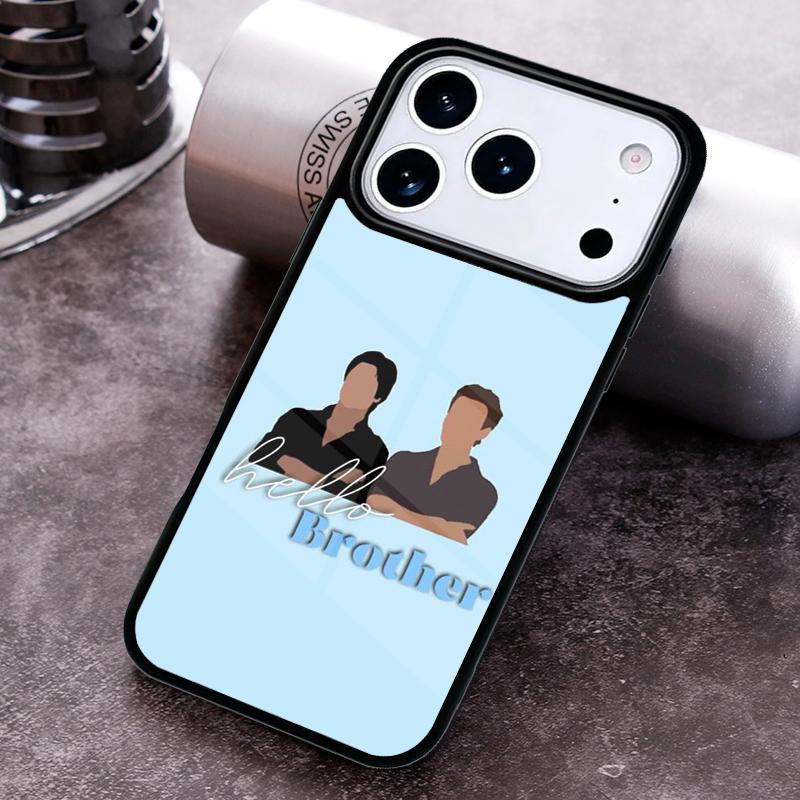 Damon Elena The Vampire Diaries Phone Case For iPhone 17 16 15 14 13 12 11 Pro Max Plus 17Air Soft Silicone Cover