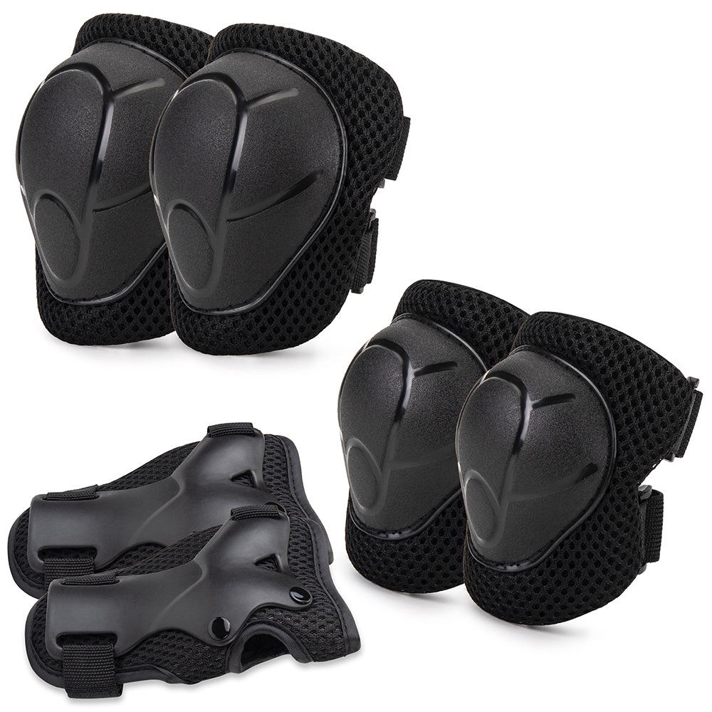 Kids' 6-Piece Protective Set: Knee & Elbow Pads for Skating, Skateboarding, Biking