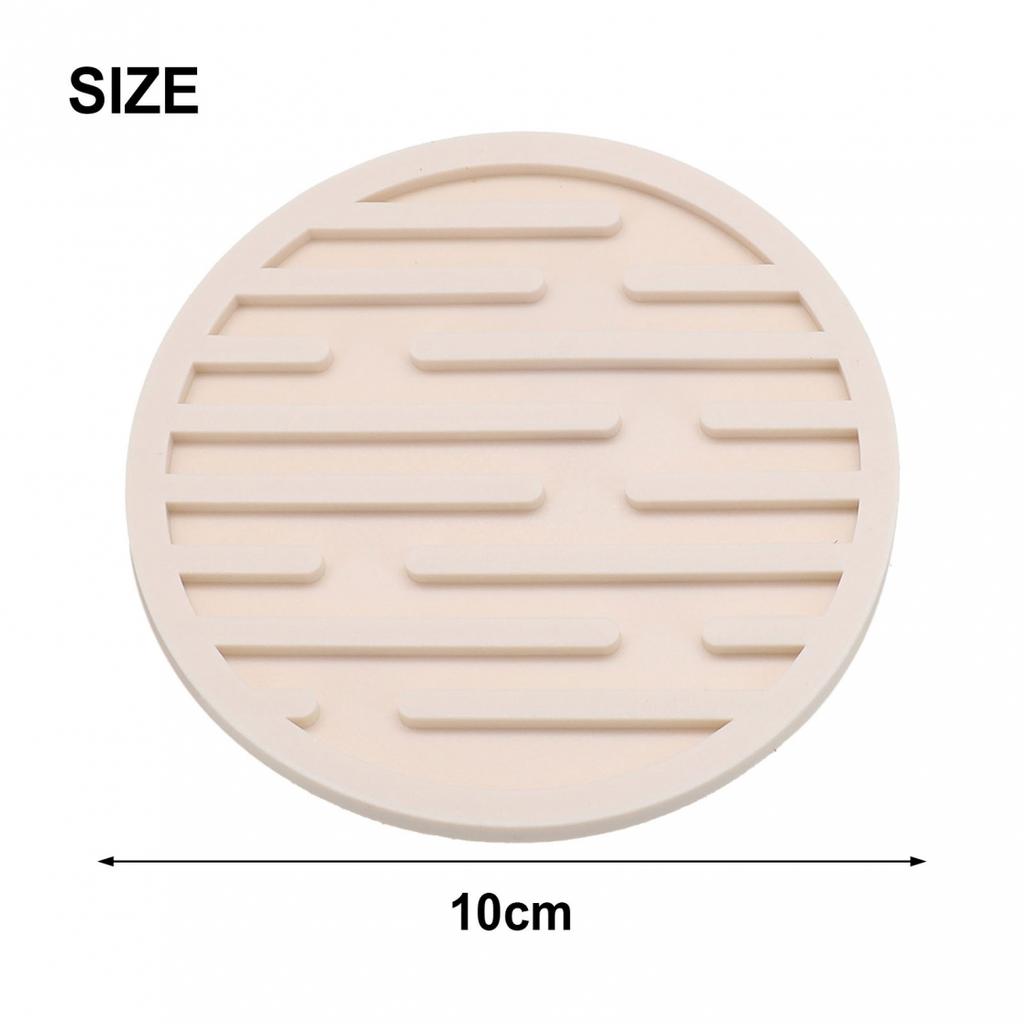 Silent Coasters Silicone Tea Cup Mat Withstand Temperatures Up To C Yellow