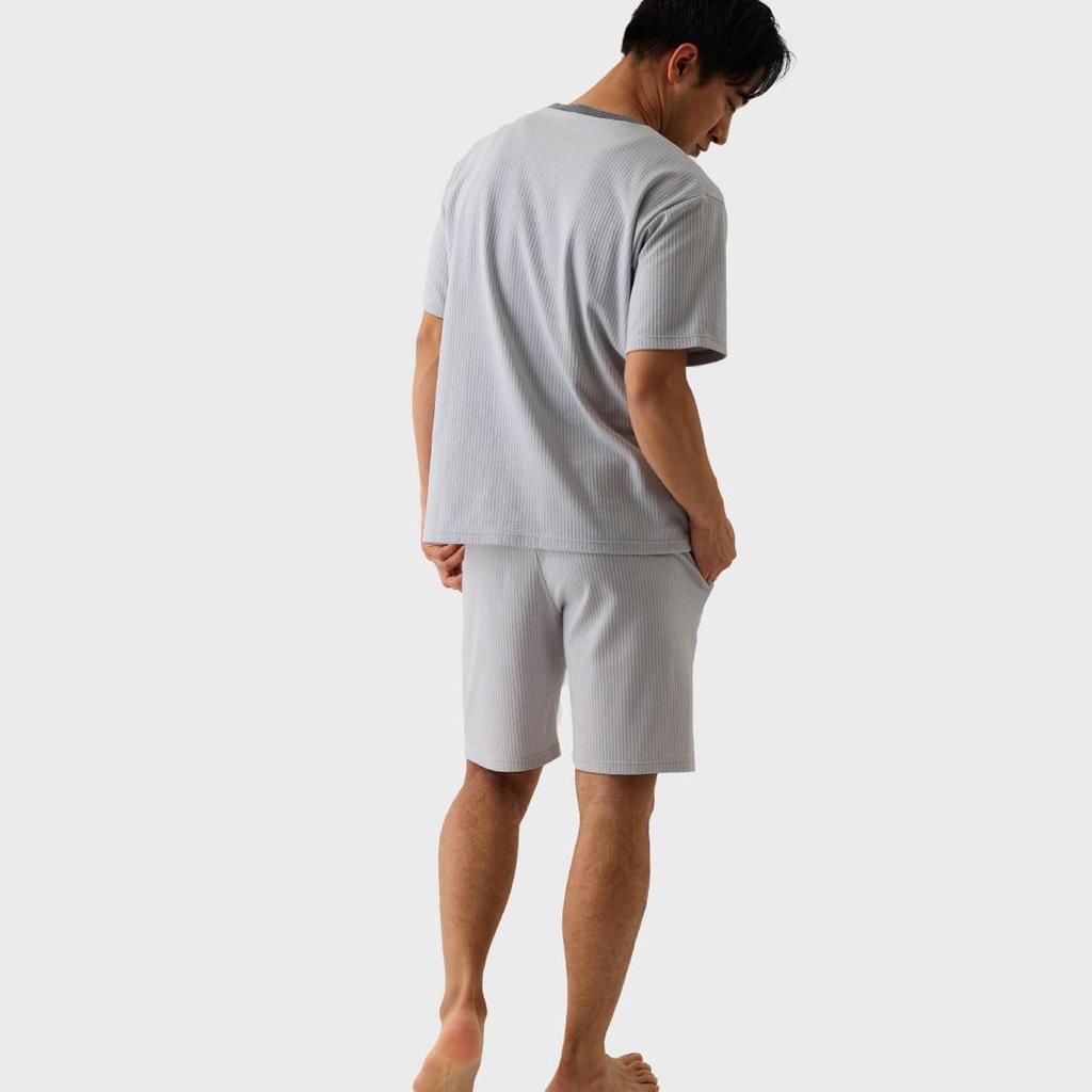 Venex Knit Soccer Short Sleeve and Pants Recovery Size M Men's Set, Loungewear, Black, (8121)