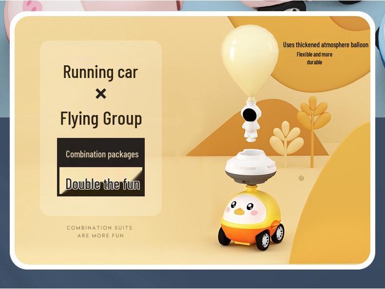 TikTok Kids' Little Pig Balloon Car - Fun Interactive Educational Toy Sensation