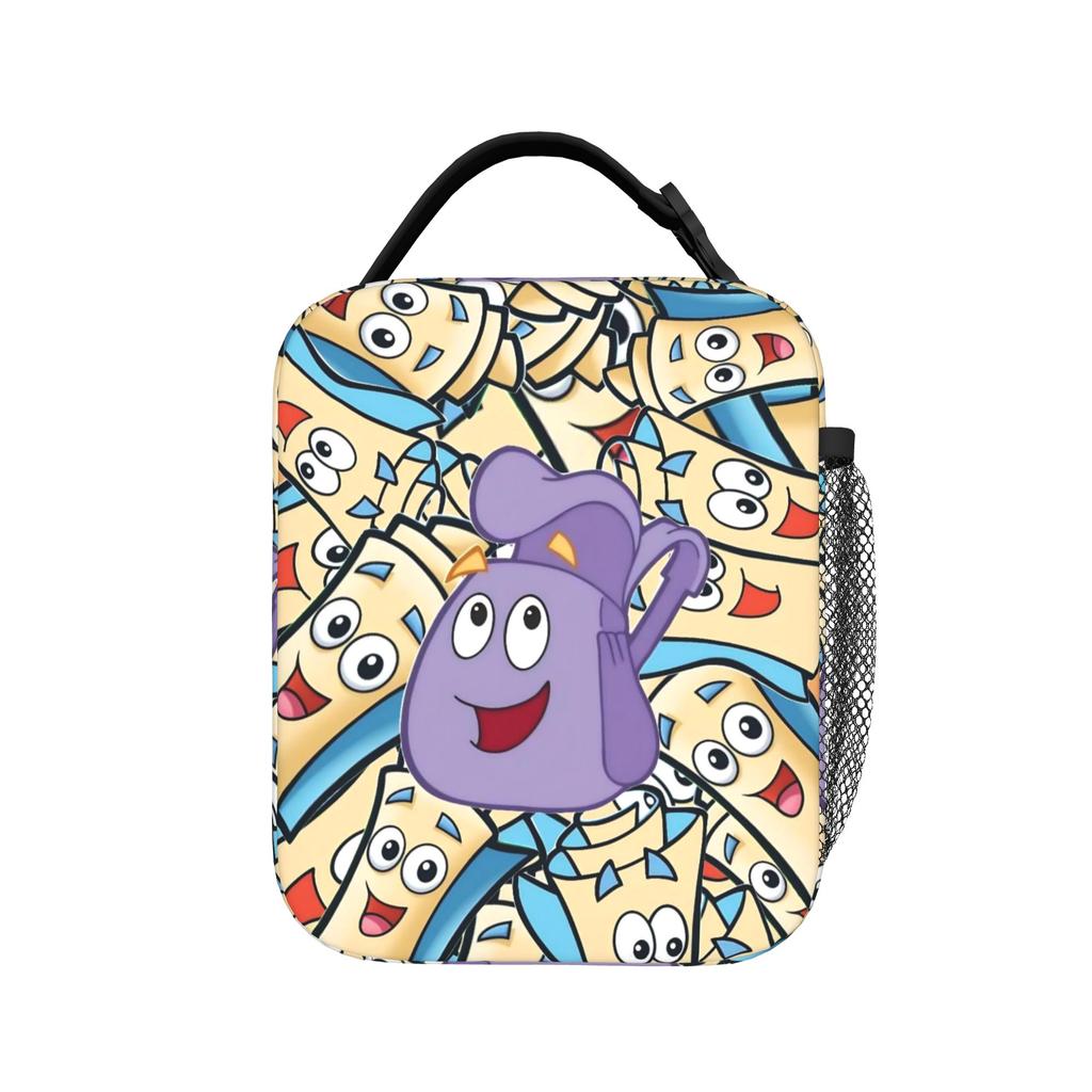 Kawaii D-Doras Cartoon Insulated Lunch Bags Thermal Bag Reusable Meal Container Leakproof Tote Lunch Box Food Bag Beach Outdoor