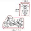 Motorcycle Cover Outdoor Protection Motorcycles Vehicle Scooter Orange