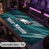 Large Mouse PadPhiladelphia Eagles Custom Name Text Personalized Desk Mat Non Slip Gaming Pad