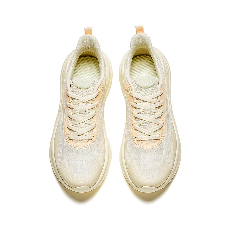 Anta Ling Yun 3 Wear-Resistant Slip-Resistant Low-Top Running Shoes Women's Yellow Beige Sneakers 922355556-1