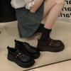 British Style Platform Small Leather Shoes Women's Spring 2025 Fashion New Korean Casual Versatile One Pedal
