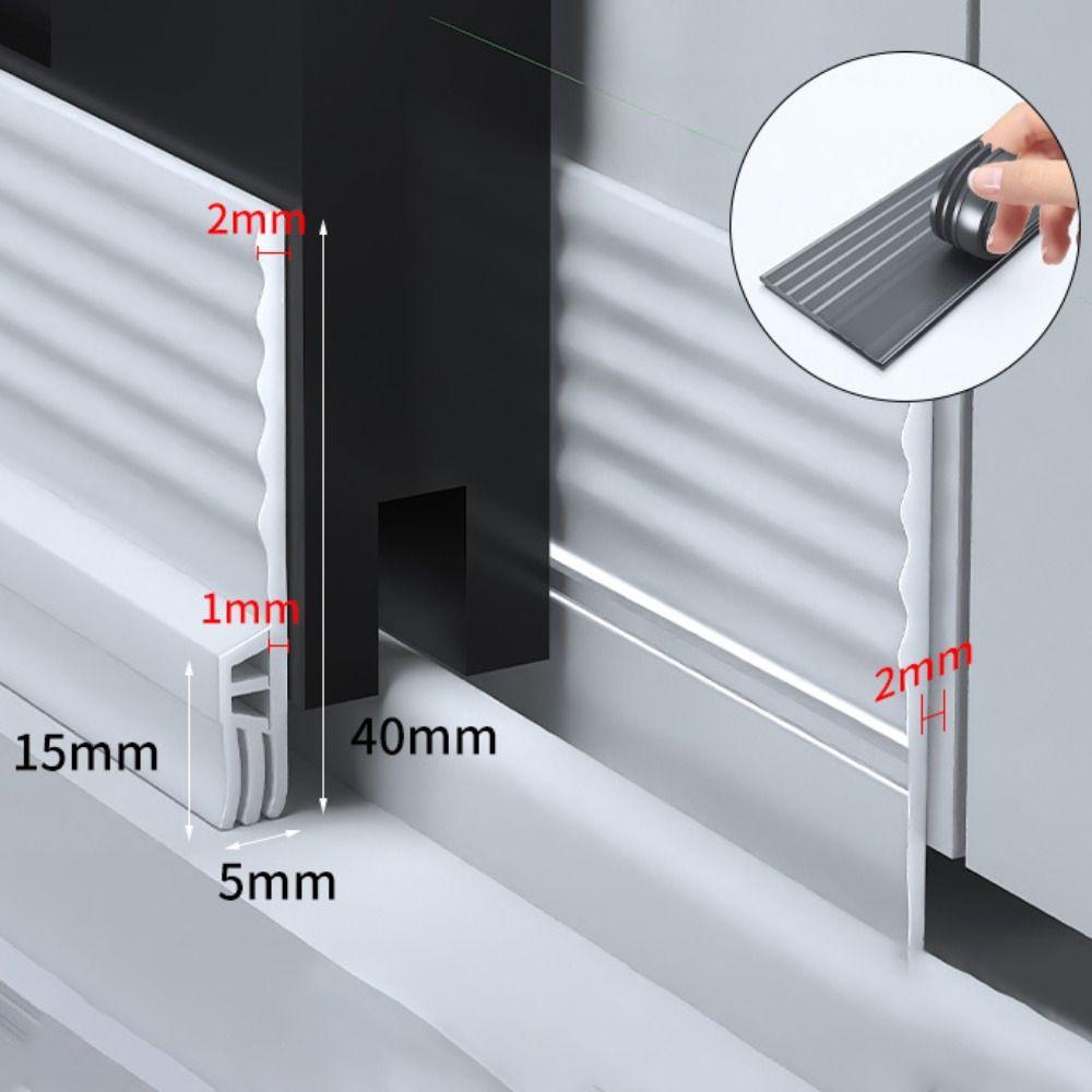 Windproof Waterproof Seal Strip SoundProof Window Gap Baffle Sliding Window Sealing Strip  Window