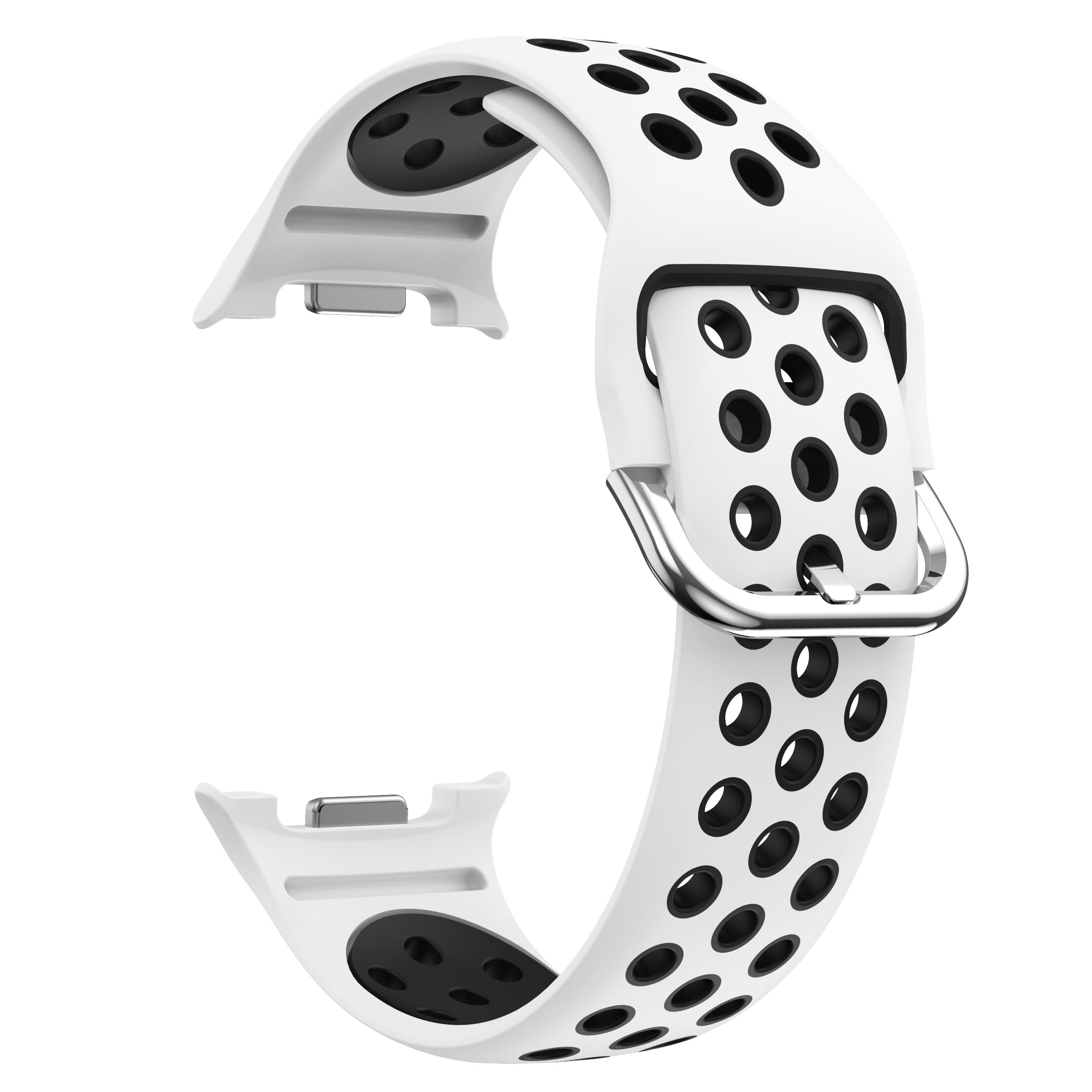 

Двухцветный силиконовый ремешок для Samsung Galaxy Watch 8 40мм 44мм Дышащий спортивный ремешок для Samsung Galaxy Watch 8Classic 46мм 2026 Watch 8 40mm