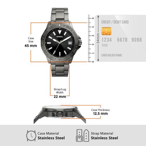 Fossil BANNON BQ2785SET Men's Smoke Watch