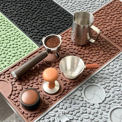 Hochwertige Kaffee-Tamping-Matten aus langlebigem Silikon, ideal für Espressomaschinen und zum Schutz von Arbeitsplatten