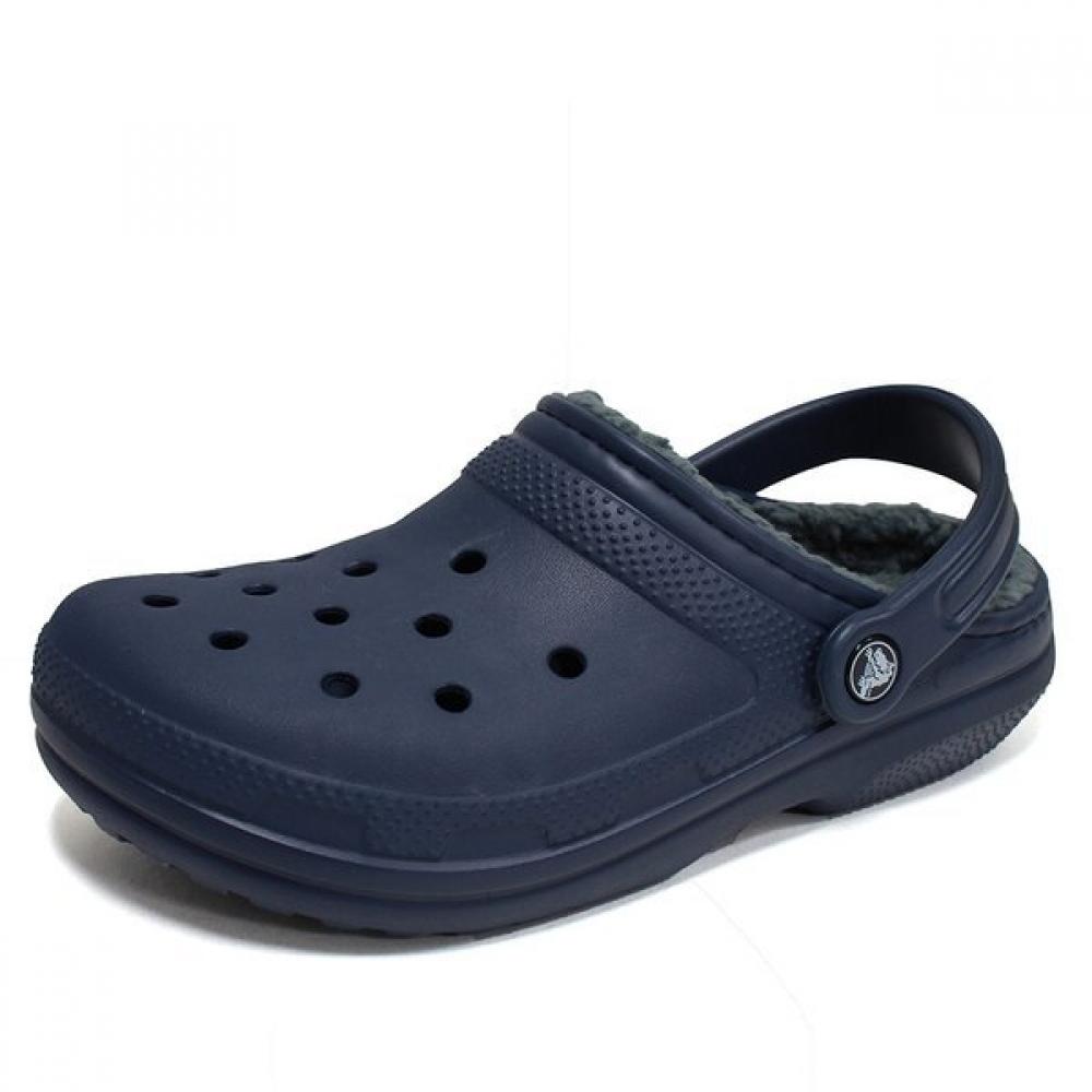 

Crocs Classic Clog Cold Weather Slippers Navy 203591 459 203591459:230mm(M4/W6)