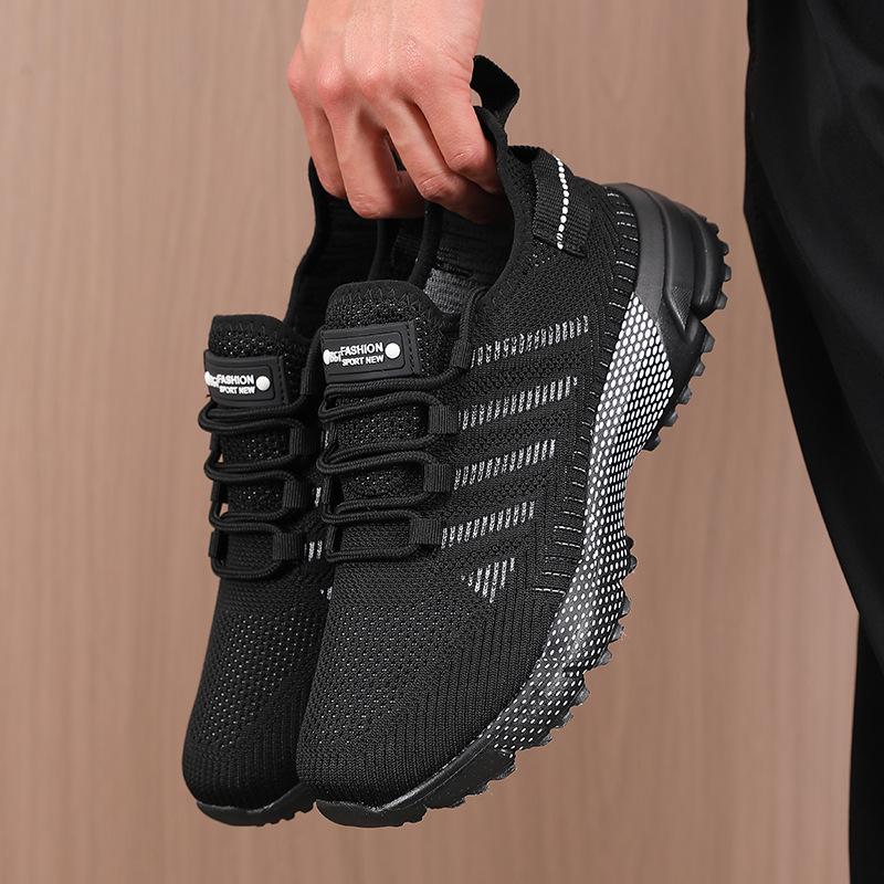 Zapatillas de Running Casuales de Encaje de Moda para Hombre para Deportes al Aire Libre en Verano