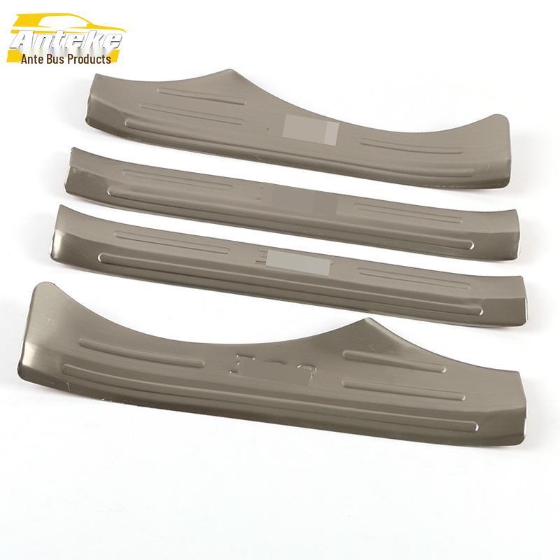 Peugeot 308 Bright Sill Strips: Bumper, Trunk, Pedal Trim Stickers