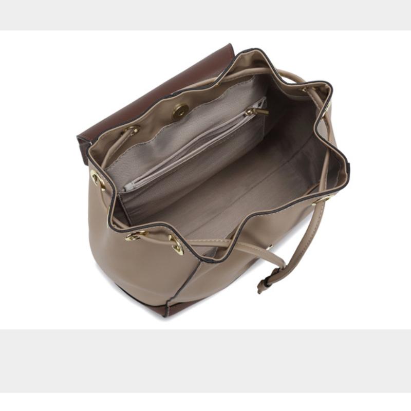 Johnature Mote ryggsekk Kvinne Stor kapasitet Kuskinn Dameveske Høyskolestudenter Skolesekk Uformelle reisevesker