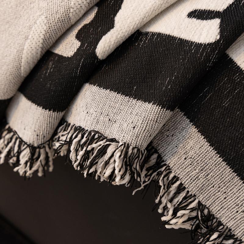 Husă de Sofa Chenille Geometrie Living Modern Antiderapantă Pernă de Sofa Covoraș de Canapea Universal pentru Patru Sezoane Huse Protectoare Îngroșate