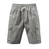 Taktische Outdoor-Arbeitskleidung Sommer Herren Slub Leinen Strand Casual Shorts