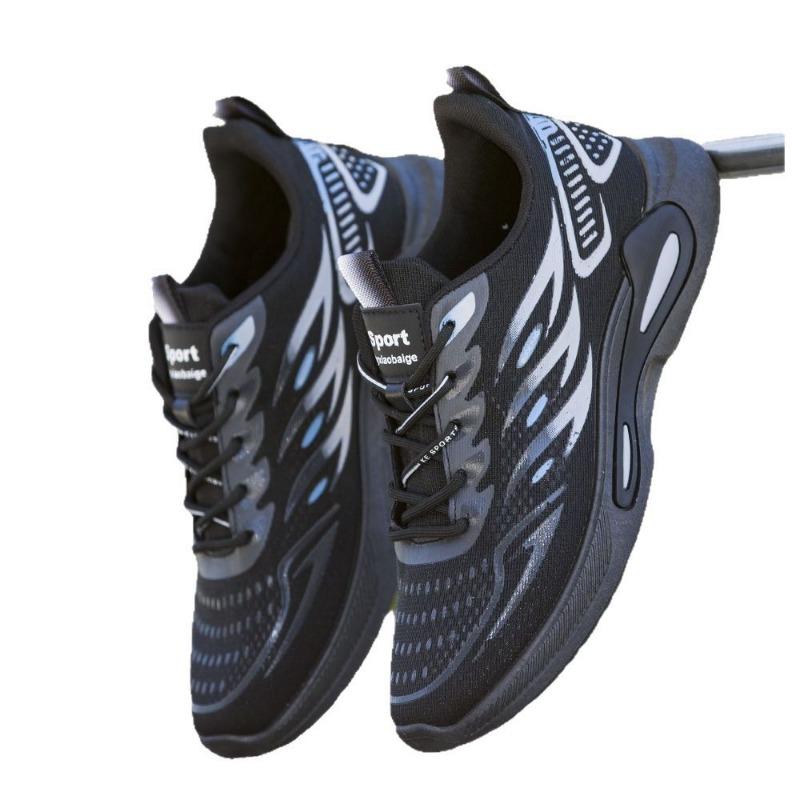 New men's running shoes breathable ice silk mesh soft sole casual sports shoes light casual fashion men's shoes