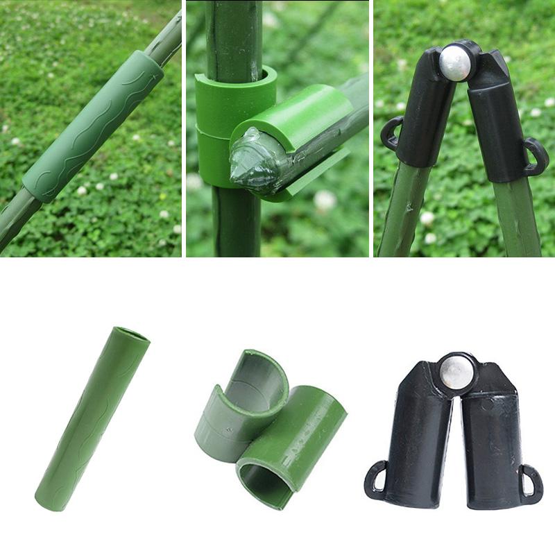 10Pcs Universal Plastic Clips Plant Support Fixed 11Mm Pipe Connector Plant Trellis Climbing Rack Pillars Gardening Accessories
