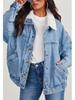2025 New Arrival European Style Women's Winter Chic Denim Jacket – Fashionable & Age-Reducing
