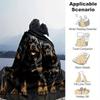 1pc Dog Printing Lightweight Flannel Blanket, Comfortable and Warm Blanket, for Camping Sofa Bed and Couch Office, Gift