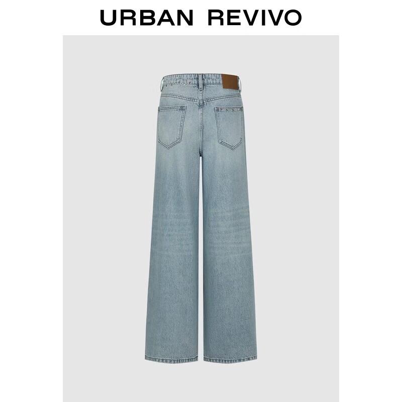 UR2026 Women s Washed Ripped Cotton Denim Jeans 26